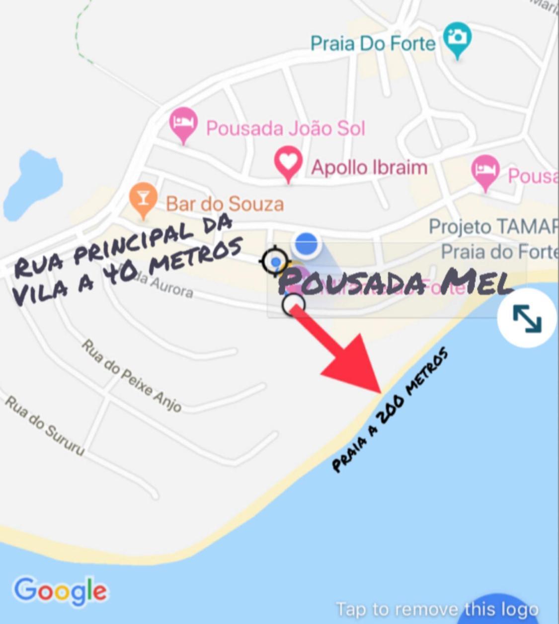 Pousada Mel Praia do Forte Kültér fotó